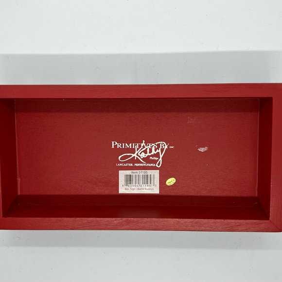 Primitives by Kathy patriotic distressed box sign - Picture 7 of 8